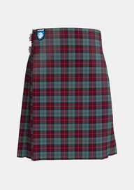 Traditional_Rob_Roy_Tartan_kilt_7026_front_image_with_pleated_design_and_adjustable_buckles_for_men