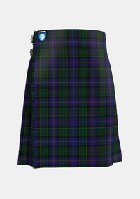 Traditional_Robb_Tartan_kilt_3157_front_image_with_pleated_design_and_adjustable_buckles_for_men