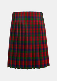 Traditional_Robertson_2_Tartan_1501_kilt_back_image_with_pleated_design_and_adjustable_buckles_for_men