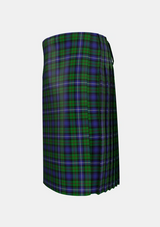 Traditional_Robertson_Hunting_1_Tartan_299_kilt_left_image_with_pleated_design_and_adjustable_buckles_for_men
