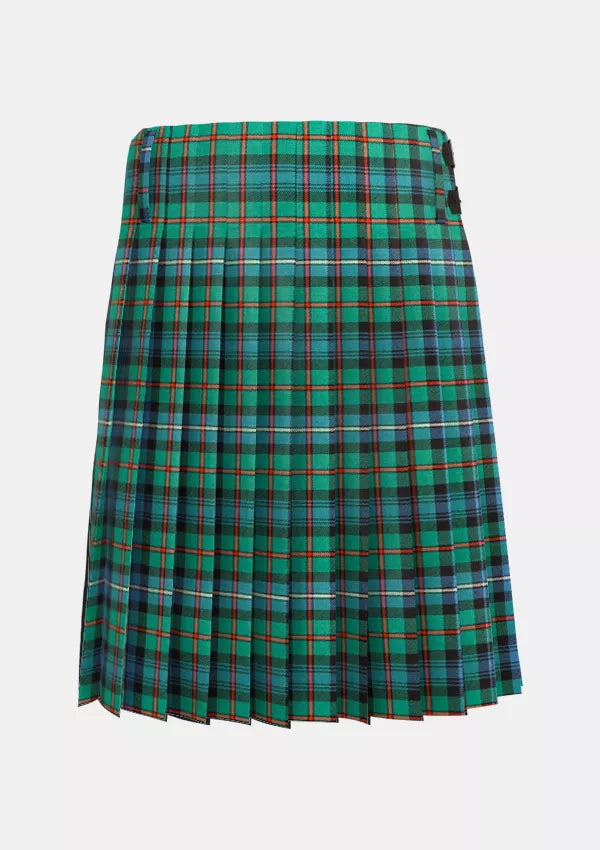 Traditional_Robertson_Hunting_Ancient_Tartan_kilt_back_image_with_pleated_design_and_adjustable_buckles_for_men