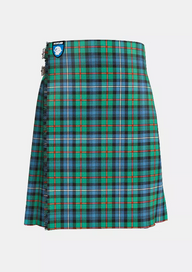 Traditional_Robertson_Hunting_Ancient_Tartan_kilt_front_image_with_pleated_design_and_adjustable_buckles_for_men