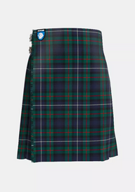 Traditional_Robertson_Hunting_Modern_Tartan_kilt_front_image_with_pleated_design_and_adjustable_buckles_for_men