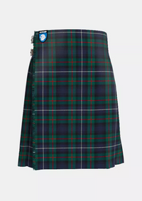 Traditional_Robertson_Hunting_Modern_Tartan_kilt_front_image_with_pleated_design_and_adjustable_buckles_for_men