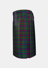 Traditional_Robertson_Struan_Tartan_530_kilt_left_image_with_pleated_design_and_adjustable_buckles_for_men