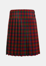 Traditional_Robertson_White_line_Tartan_1803_kilt_back_image_with_pleated_design_and_adjustable_buckles_for_men