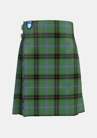 Traditional_Rooney_Tartan_kilt_7517_front_image_with_pleated_design_and_adjustable_buckles_for_men