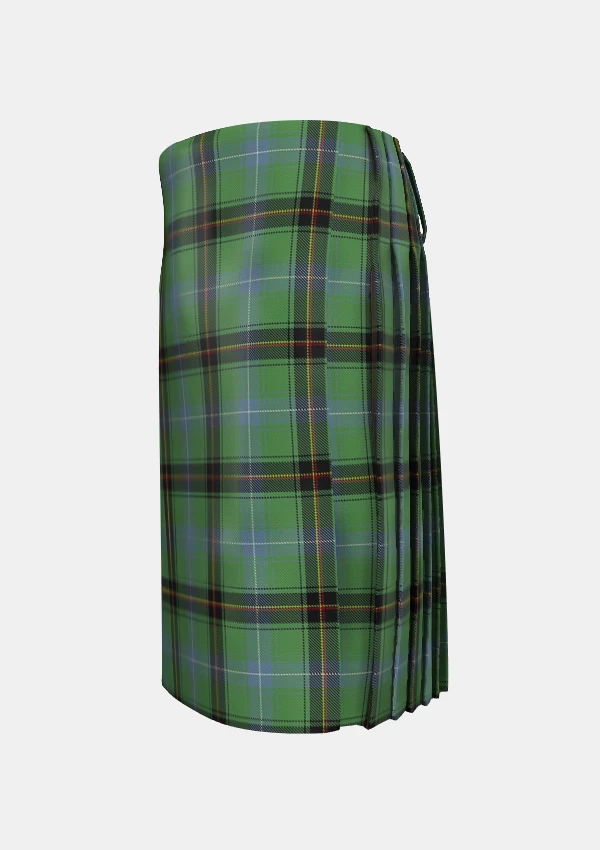 Traditional_Rooney_Tartan_kilt_7517_left_image_with_pleated_design_and_adjustable_buckles_for_men