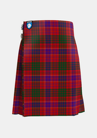 Traditional_Ross_3_Tartan_863_kilt_front_image_with_pleated_design_and_adjustable_buckles_for_men