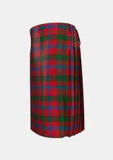 Traditional_Ross_4_Tartan_864_kilt_left_image_with_pleated_design_and_adjustable_buckles_for_men