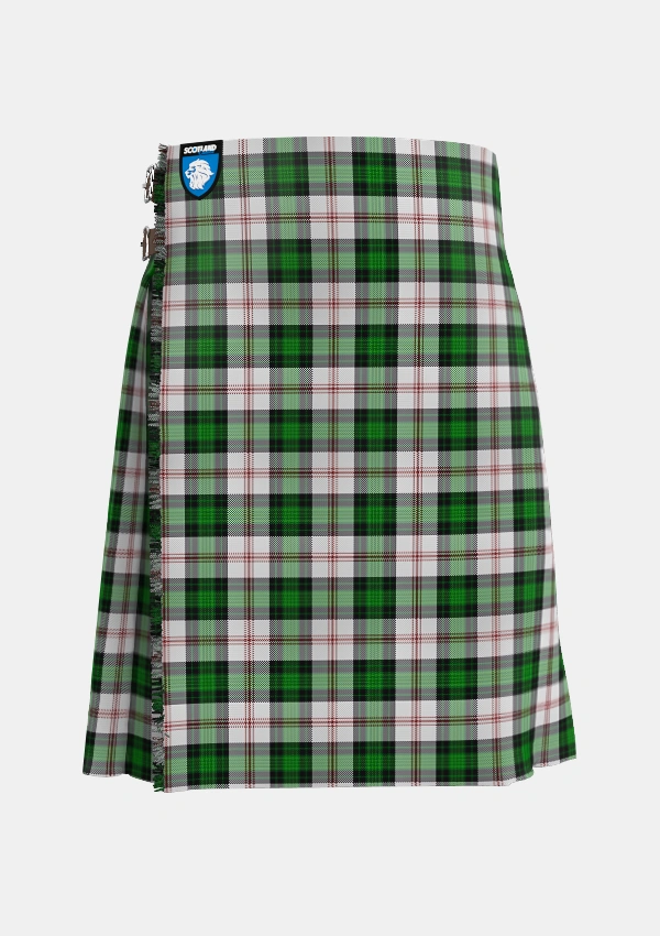 Traditional_Ross_Arisaid_Tartan_3170_kilt_front_image_with_pleated_design_and_adjustable_buckles_for_men