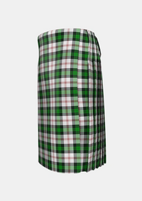 Traditional_Ross_Arisaid_Tartan_3170_kilt_left_image_with_pleated_design_and_adjustable_buckles_for_men