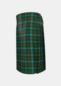 Traditional_Ross_Hunting_4_Tartan_710_kilt_left_image_with_pleated_design_and_adjustable_buckles_for_men