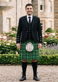 Traditional_Ross_Hunting_tartan_756_Kilt_and_Argyle_Jacket_Kilt_Outfit_front_image