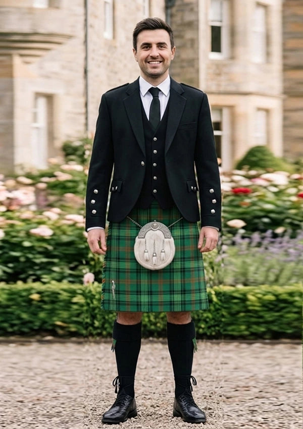 Traditional_Ross_Hunting_tartan_756_Kilt_and_Argyle_Jacket_Kilt_Outfit_front_image