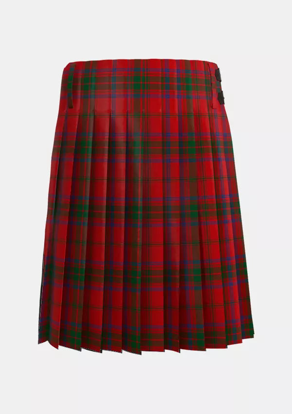 Traditional_Ross_Tartan_901_kilt_back_image_with_pleated_design_and_adjustable_buckles_for_men