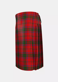 Traditional_Ross_Tartan_901_kilt_left_image_with_pleated_design_and_adjustable_buckles_for_men