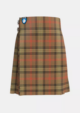 Traditional_Ross_Weathered_Tartan_kilt_front_image_with_pleated_design_and_adjustable_buckles_for_men