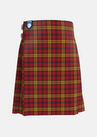 Traditional_Rourke-Frew_Tartan_kilt_front_image_with_pleated_design_and_adjustable_buckles_for_men