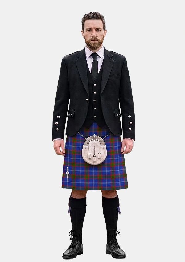 Traditional_Russian_Scottish_Tartan_7254_Kilt_and_Argyle_Jacket_Kilt_Outfits_front_image