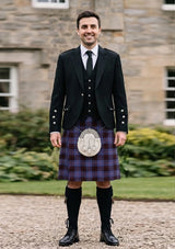 Traditional_Rutherford_tartan_6926_Kilt_and_Argyle_Jacket_Kilt_Outfit_front_image