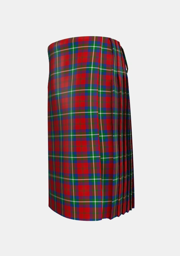 Traditional_Ruthven_VS_Tartan_1521_kilt_left_image_with_pleated_design_and_adjustable_buckles_for_men