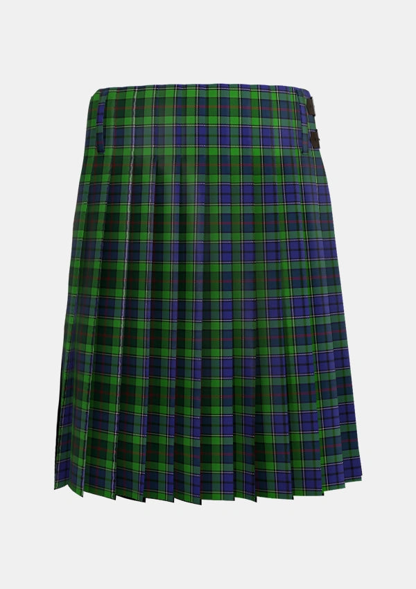 Traditional_Rutledge_Tartan_4019_kilt_back_image_with_pleated_design_and_adjustable_buckles_for_men
