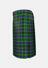 Traditional_Rutledge_Tartan_4019_kilt_left_image_with_pleated_design_and_adjustable_buckles_for_men
