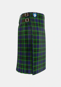 Traditional_Rutledge_Tartan_4019_kilt_right_image_with_pleated_design_and_adjustable_buckles_for_men