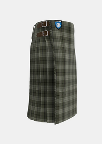 Traditional_Saunders_Tartan_kilt_right_image_with_pleated_design_and_adjustable_buckles_for_men