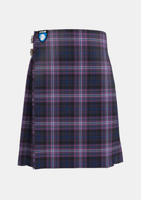 Traditional_Scotland_Forever_tartan_front_image_with_pleated_design_and_adjustable_buckles_for_men