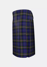 Traditional_Scotland_the_Brave_Tartan_2563_kilt_left_image_with_pleated_design_and_adjustable_buckles_for_men