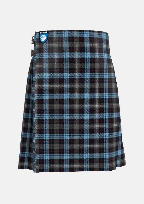 Traditional_Scotsburn_Croft_Tartan_kilt_11208_front_image_with_pleated_design_and_adjustable_buckles_for_men