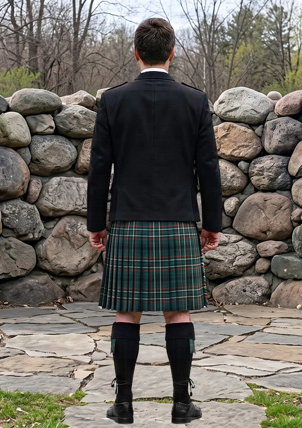Traditional_Scott_Green_Modern_Tartan_Kilt_and_Argyle_Jacket_Kilt_Outfit_back_image