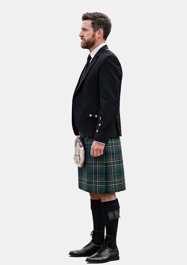 Traditional_Scott_Green_Modern_Tartan_Kilt_and_Argyle_Jacket_Kilt_Outfits_left_image