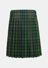 Traditional_Scott_Green_Tartan_825_kilt_back_image_with_pleated_design_and_adjustable_buckles_for_men
