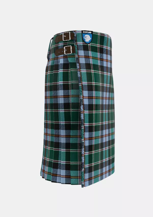 Traditional_Scottish_Colorado_State_Tartan_kilt_right_image_with_pleated_design_and_adjustable_buckles_for_men