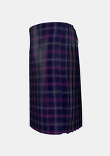 Traditional_Scottish_Heather_tartan_left_image_with_pleated_design_and_adjustable_buckles_for_men