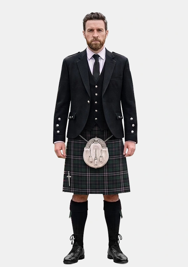 Traditional_Scottish_National_Tartan_Kilt_and_Argyle_Jacket_Kilt_Outfits_front_image