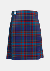Traditional_Selkirk_Tartan_kilt_2304_front_image_with_pleated_design_and_adjustable_buckles_for_men