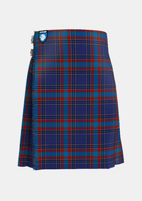 Traditional_Selkirk_Tartan_kilt_2304_front_image_with_pleated_design_and_adjustable_buckles_for_men