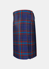 Traditional_Selkirk_Tartan_kilt_2304_left_image_with_pleated_design_and_adjustable_buckles_for_men