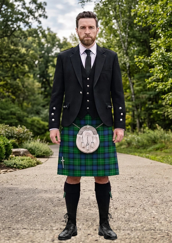 Traditional_Semple_Tartan_2292_Kilt_and_Argyle_Jacket_Kilt_Outfit_front_image
