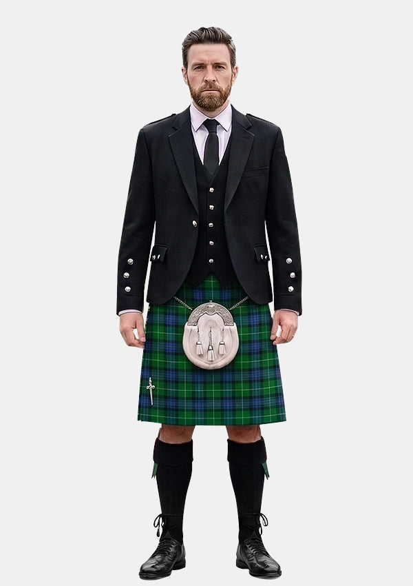 Traditional_Semple_Tartan_2292_Kilt_and_Argyle_Jacket_Kilt_Outfits_front_image