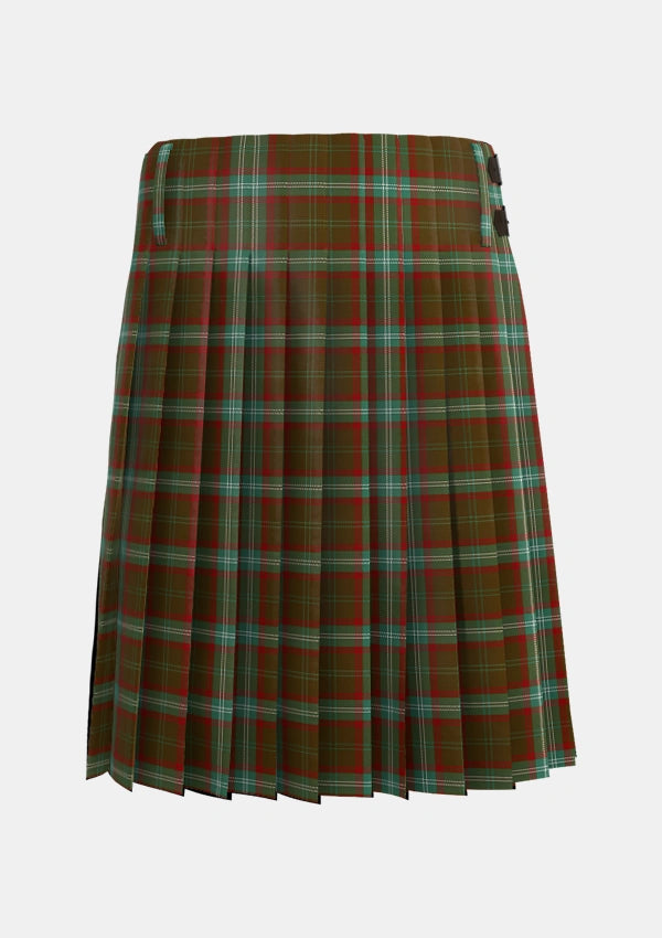 Traditional_Seton_Hunting_Tartan_938_kilt_back_image_with_pleated_design_and_adjustable_buckles_for_men