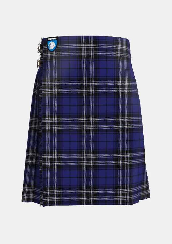 Traditional_Shalom_Tartan_kilt_7647_front_image_with_pleated_design_and_adjustable_buckles_for_men