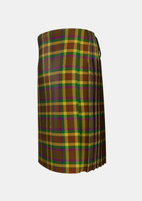 Traditional_Shannon_Tartan_kilt_7725_left_image_with_pleated_design_and_adjustable_buckles_for_men