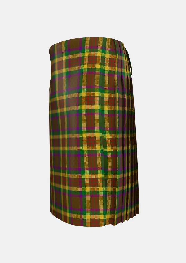 Traditional_Shannon_Tartan_kilt_7725_left_image_with_pleated_design_and_adjustable_buckles_for_men