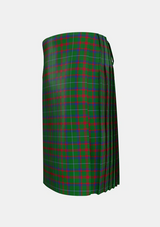 Traditional_Shaw_of_Tordarroch_Green_Hunting_Tartan_318_kilt_left_image_with_pleated_design_and_adjustable_buckles_for_men