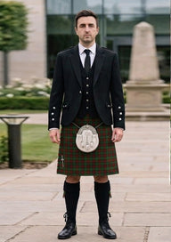 Traditional_Shearer_Tartan_3202_Kilt_and_Argyle_Jacket_Kilt_Outfit_front_image